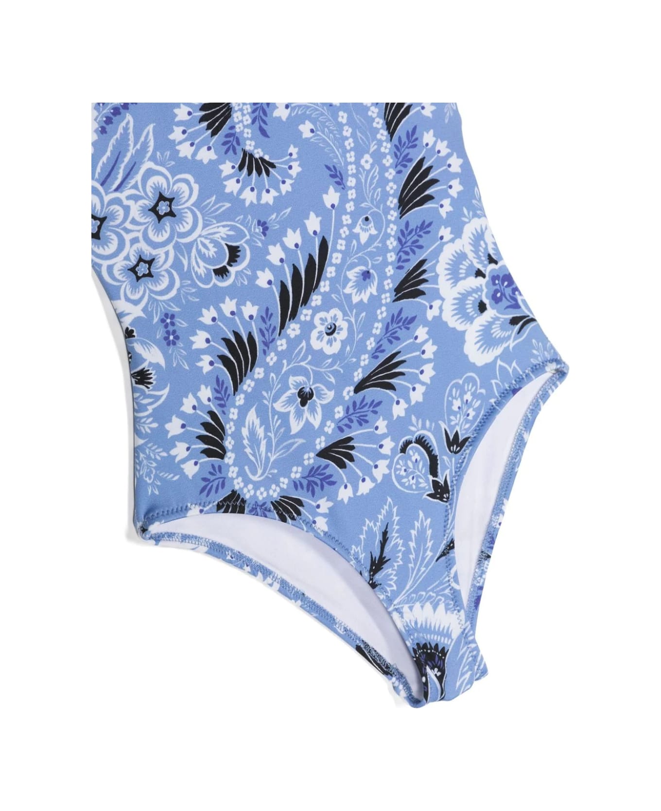 Etro Light Blue Swimwear With Paisley Motif - Blue 水着