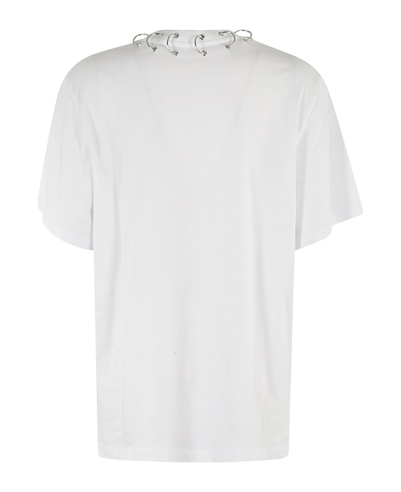 Rotate by Birger Christensen 'oversize Ring' Cotton T-shirt - WHITE