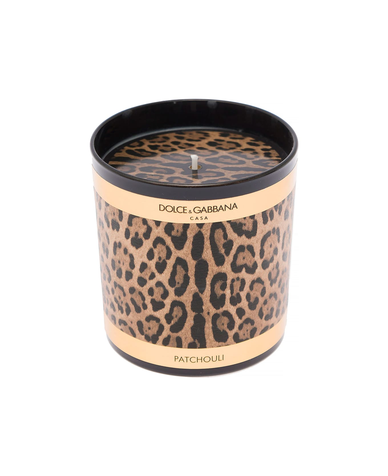 Dolce & Gabbana Patchouli Scented Candle With Leopard Print - Multicolor インテリア雑貨