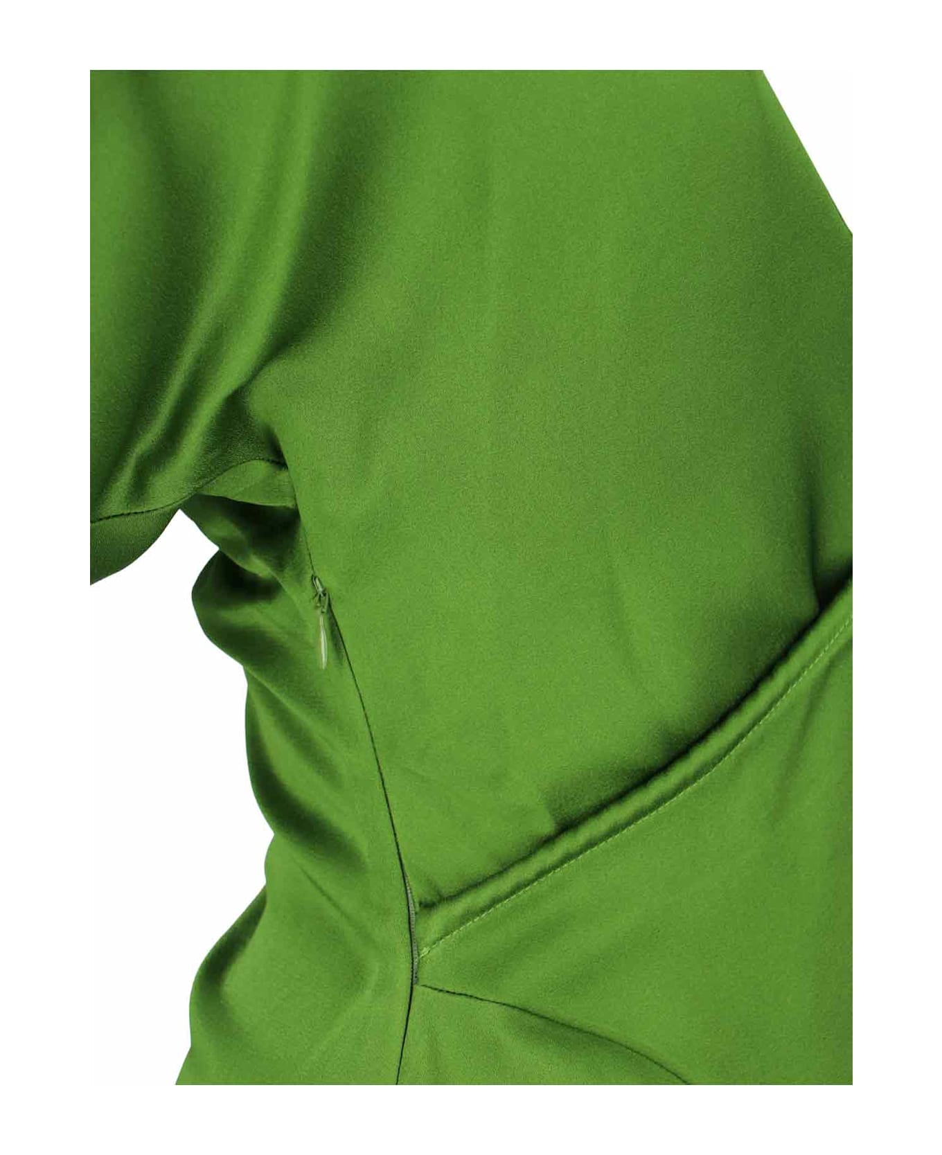 Victoria Beckham Asymmetric Dress - Green