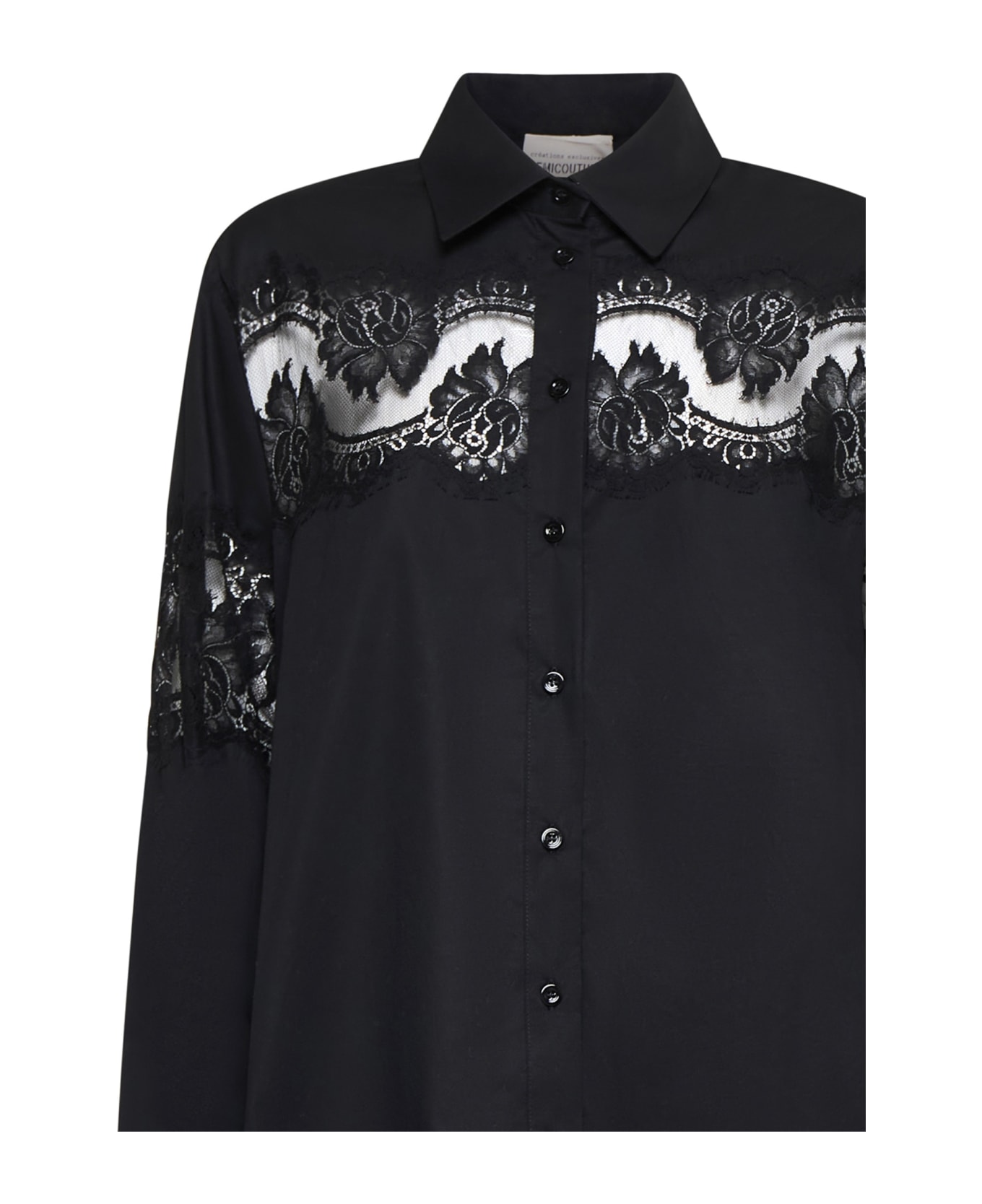 SEMICOUTURE Shirt - Black