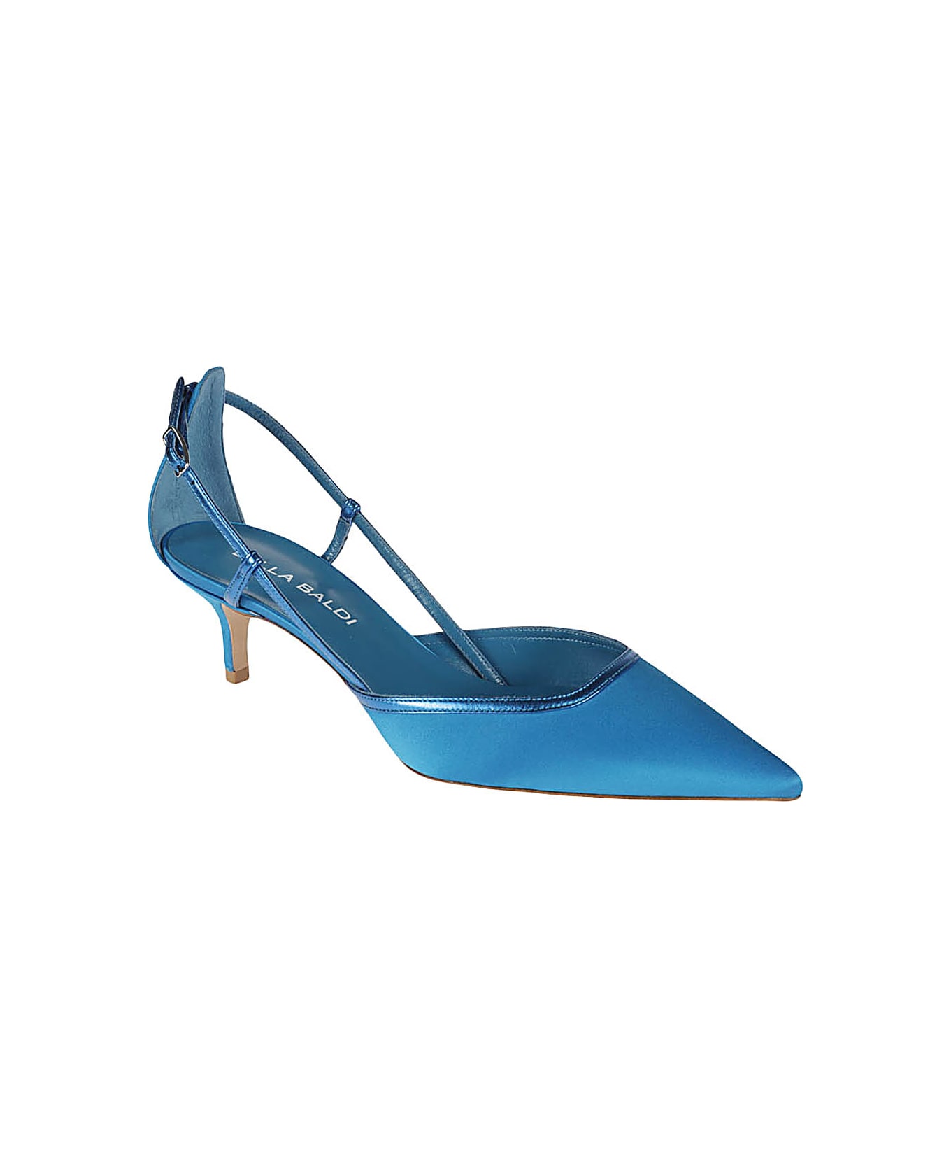 Lella Baldi Leather Pumps - Blue