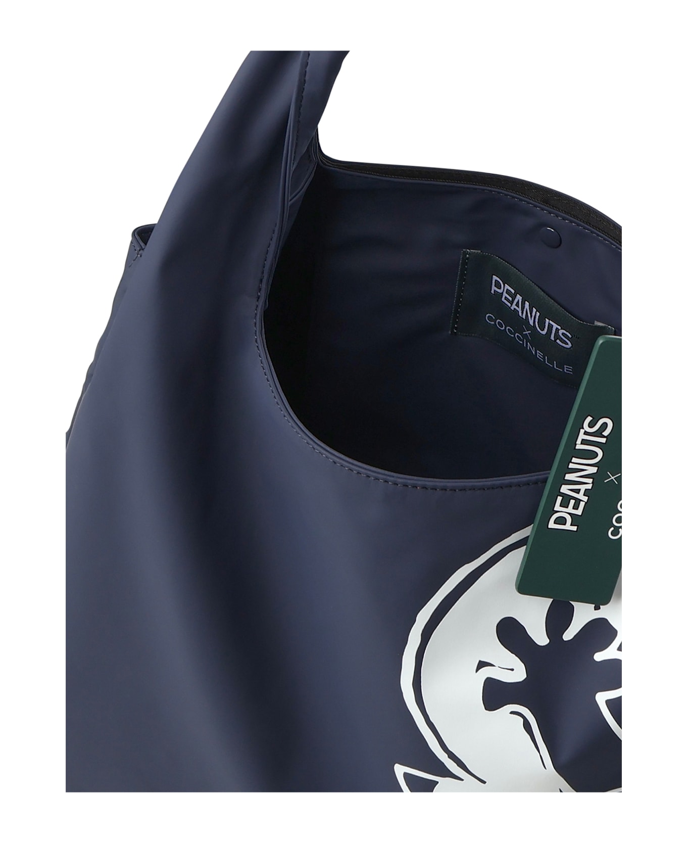 Coccinelle Coated Fabric Tote Bag - MIDN.BL/MIDN.BL