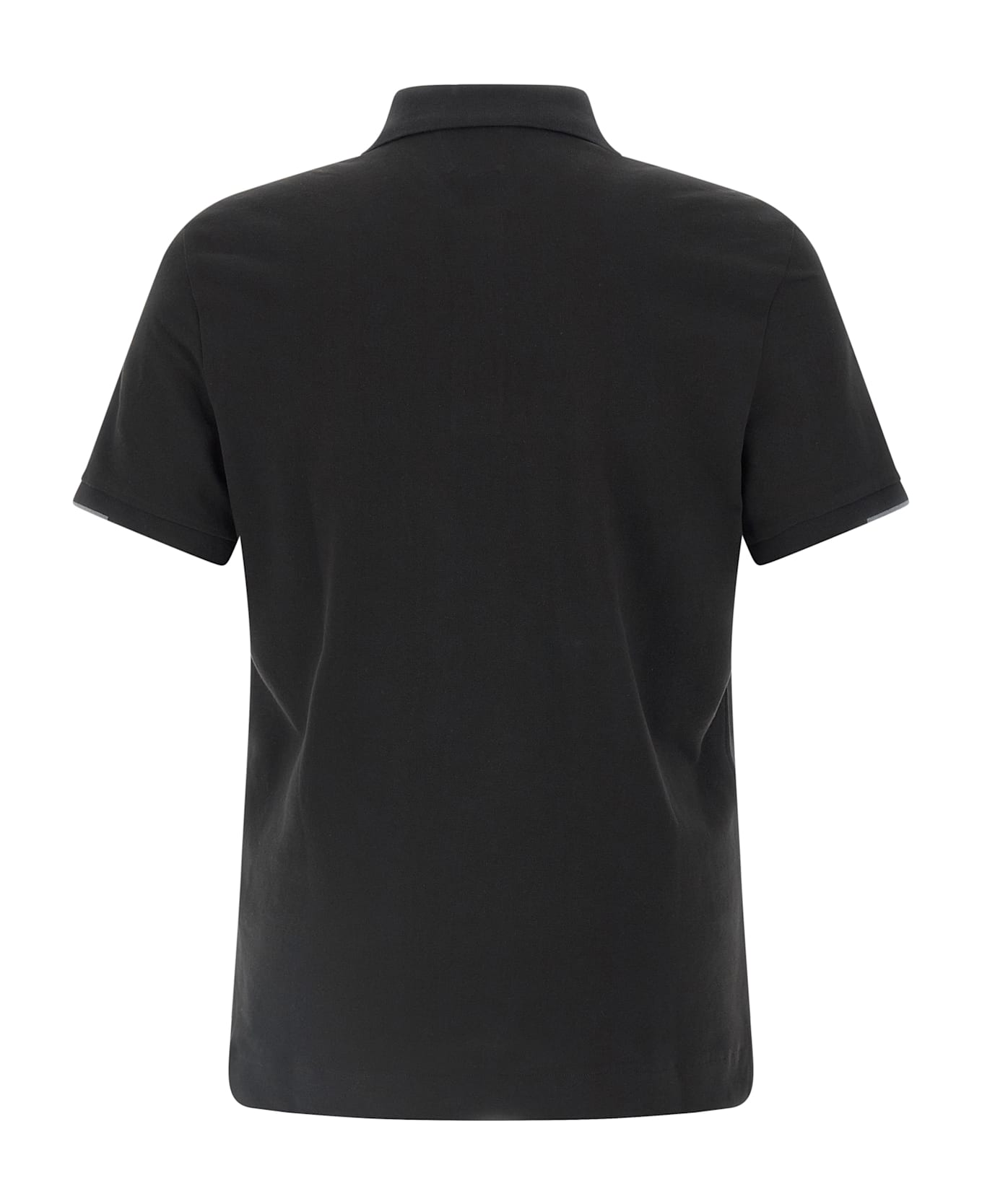 C.P. Company Logo Polo Shirt - Black  
