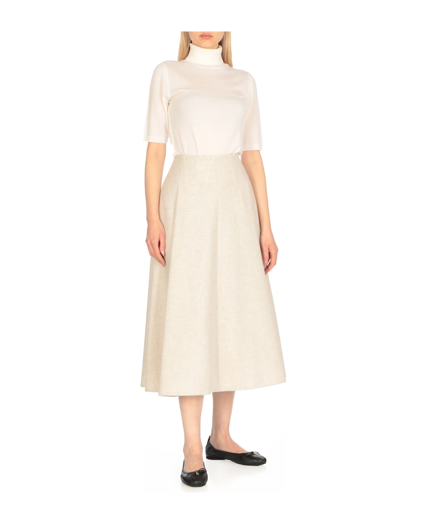 Hogan H684 Ballet Shoes - Black