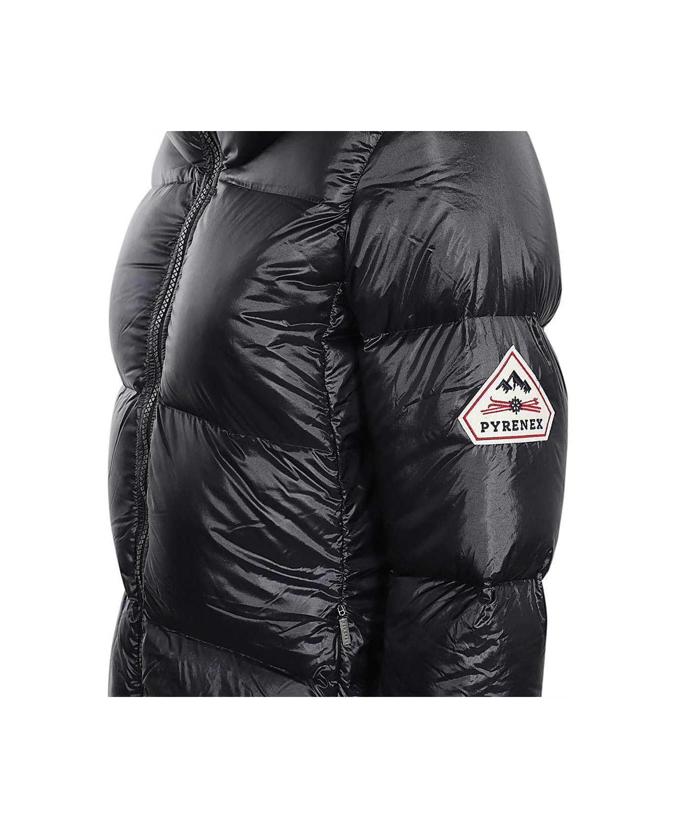 Pyrenex Hooded Full-zip Down Jacket - black