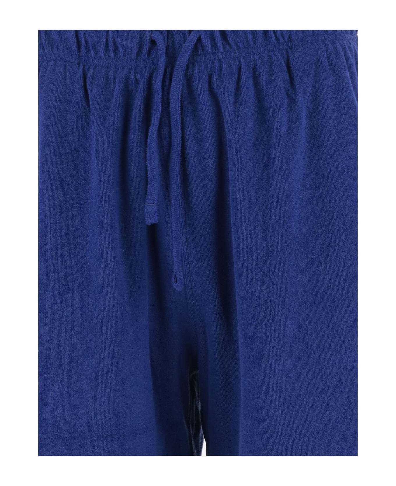 Burberry Cotton Terry Short Pants - Blue