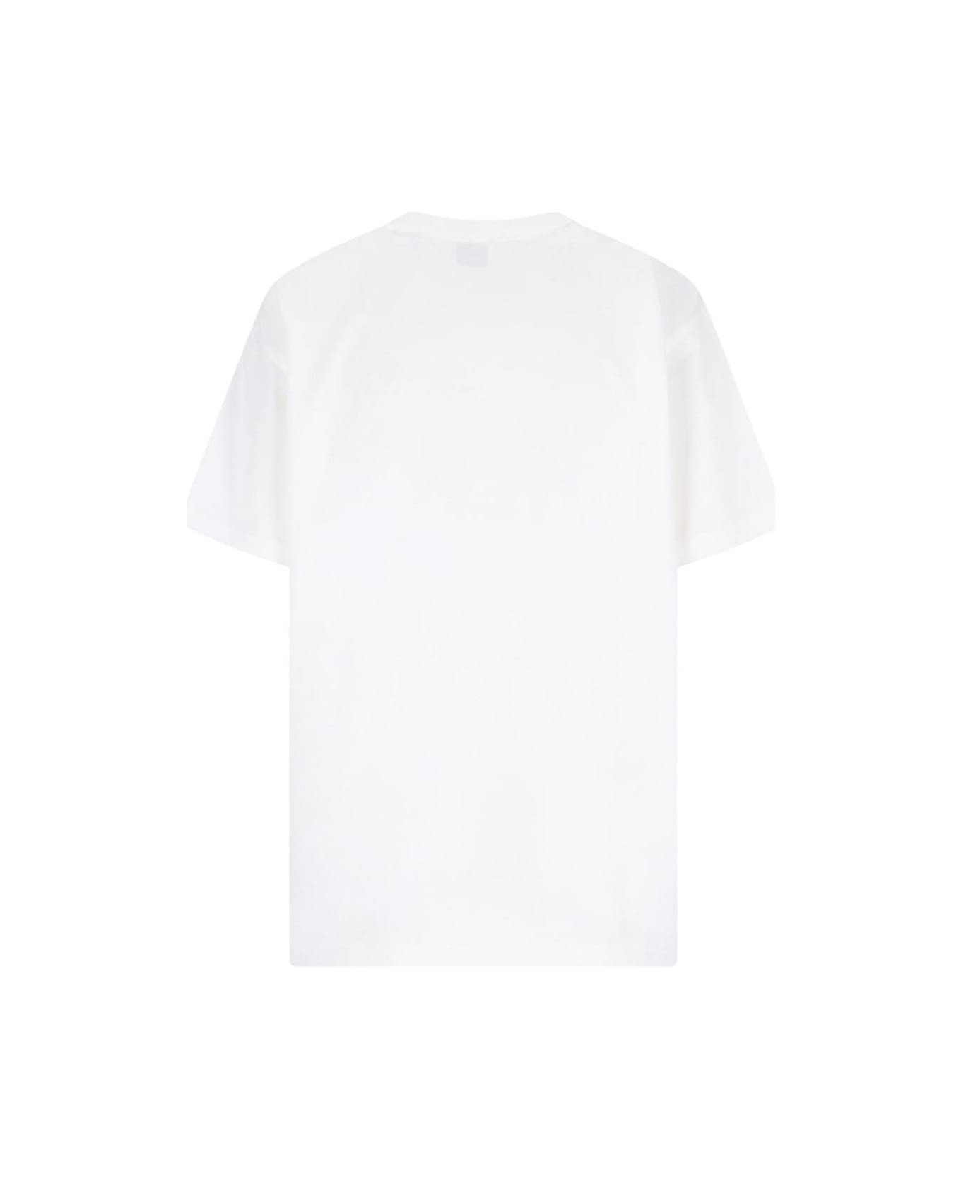 Burberry 'check' Pocket Detail T-shirt - White