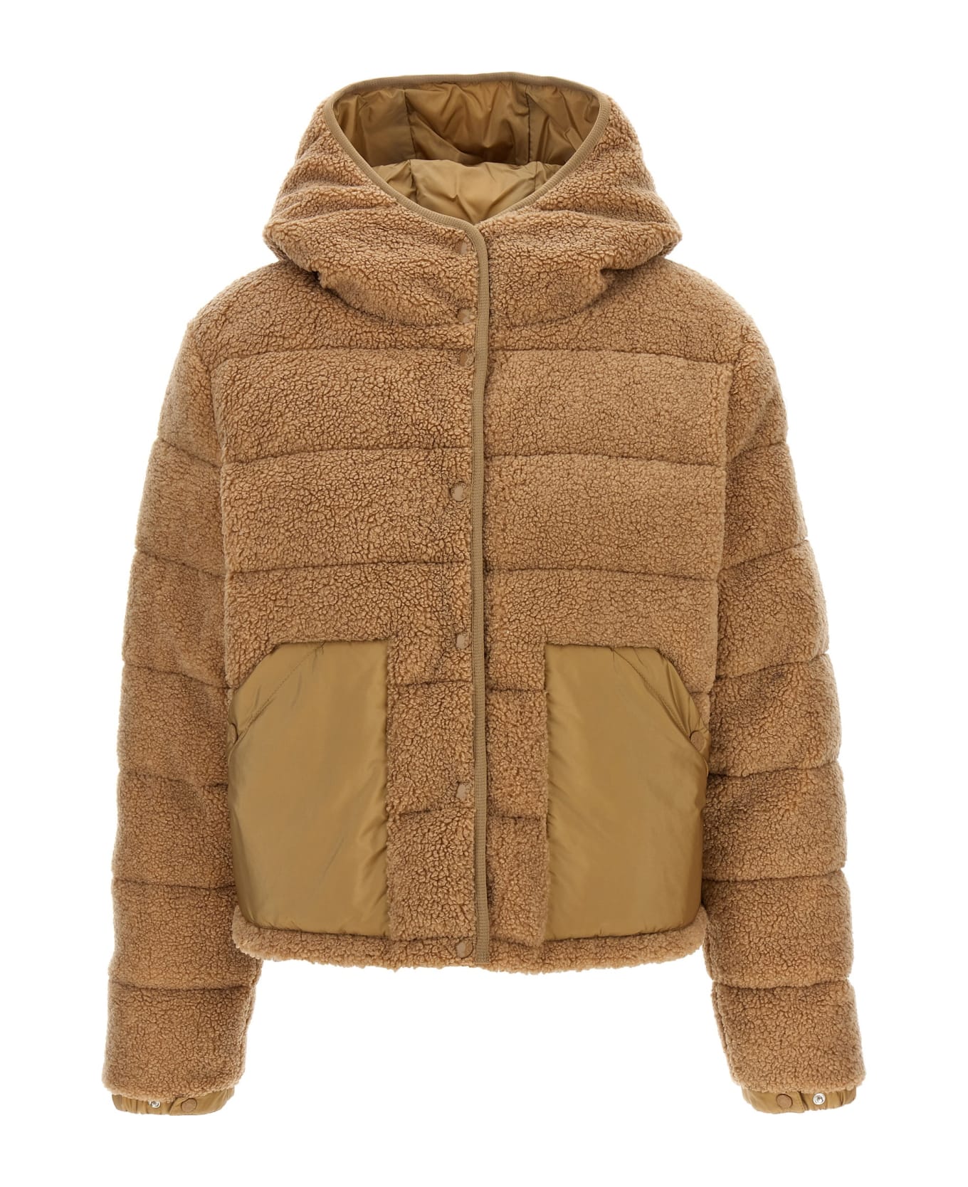 Moncler 'audrieu' Down Jacket - Beige