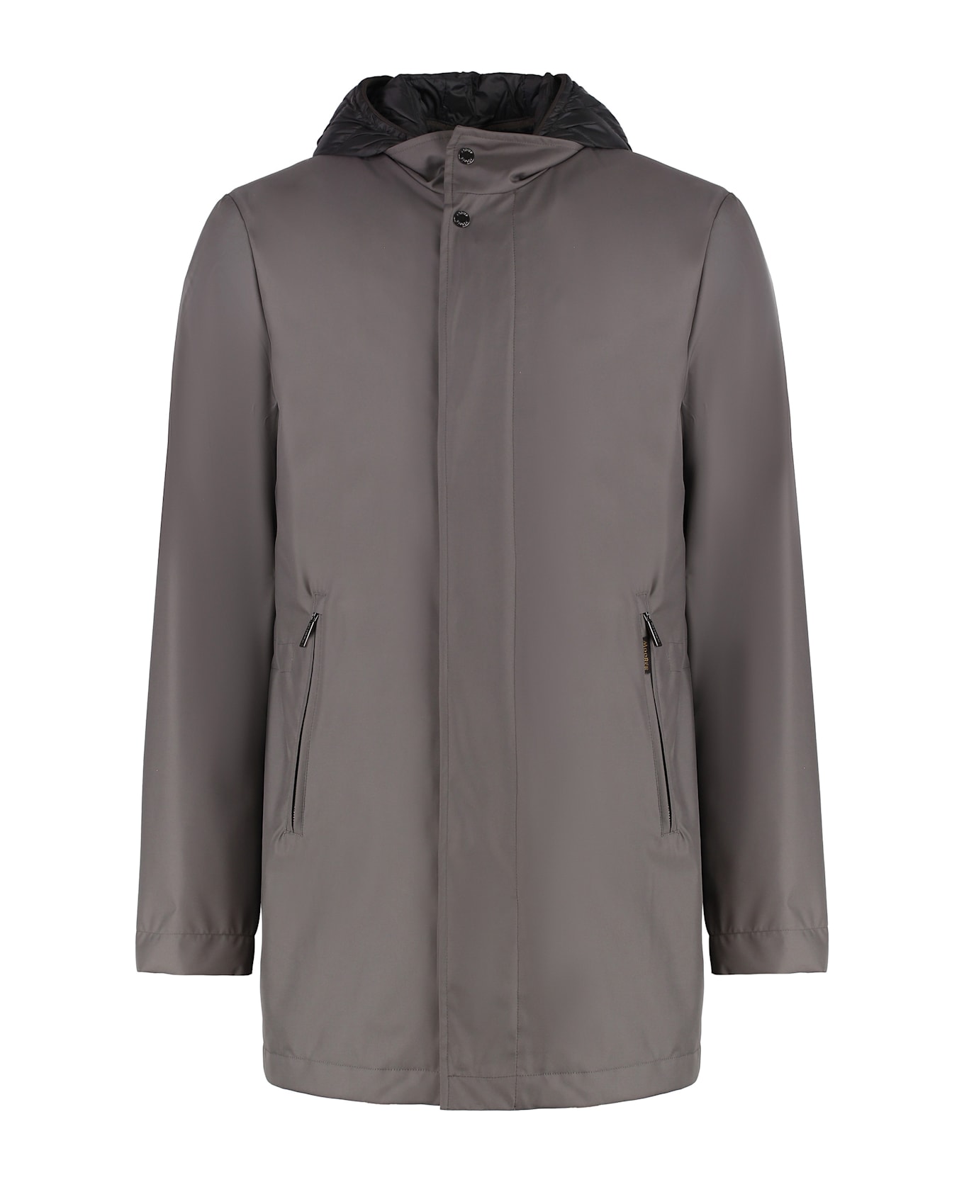 Moorer Tenno Technical Fabric Parka - turtledove
