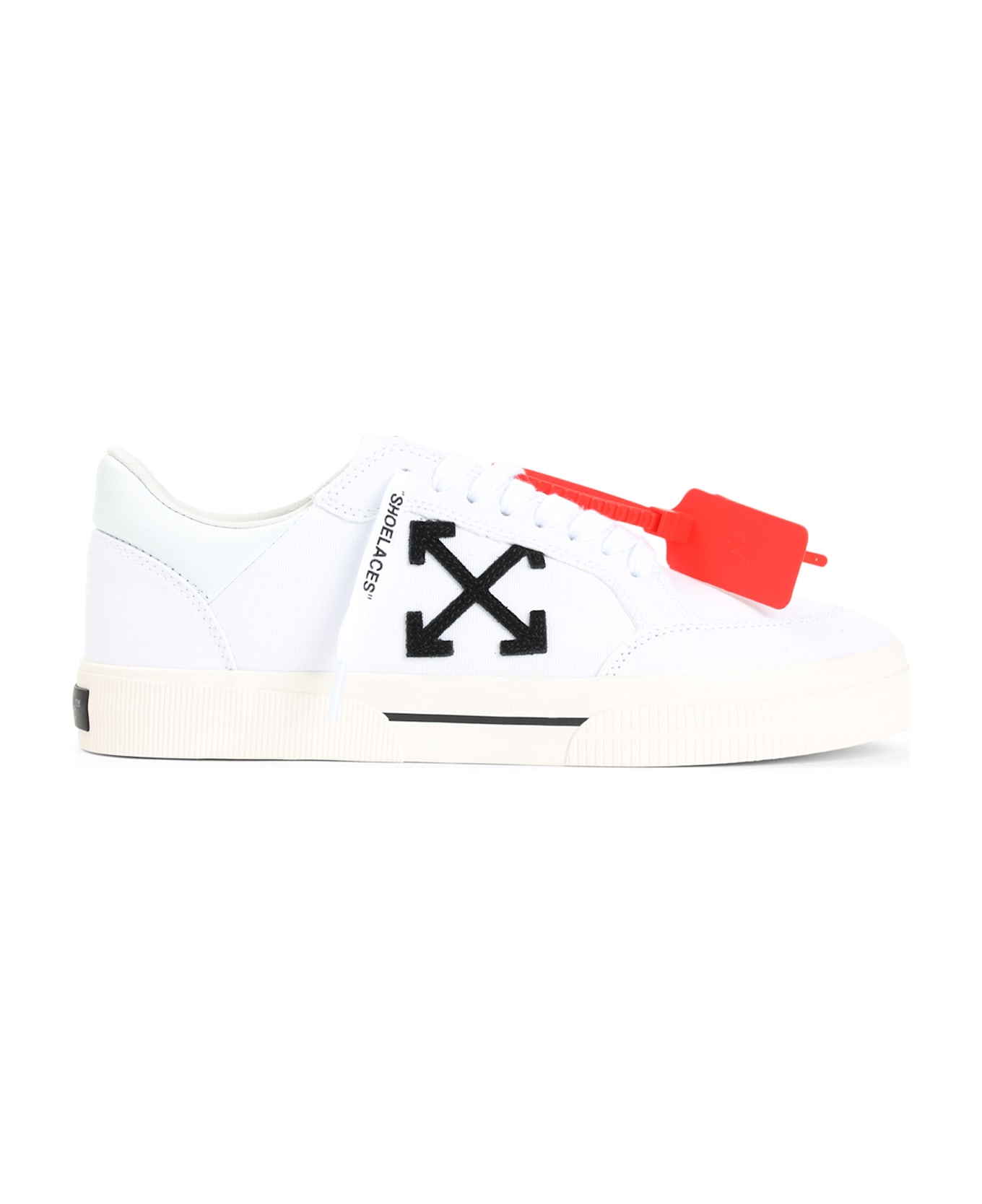 Off-White New Low Vulcanized Canvas Sneakers - WHITE