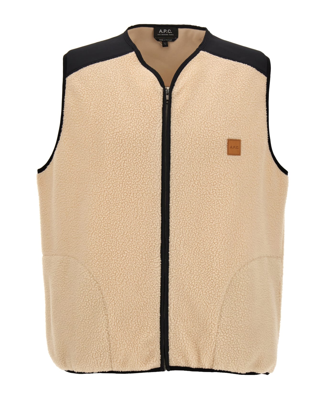 A.P.C. Nate Vest - White/Black