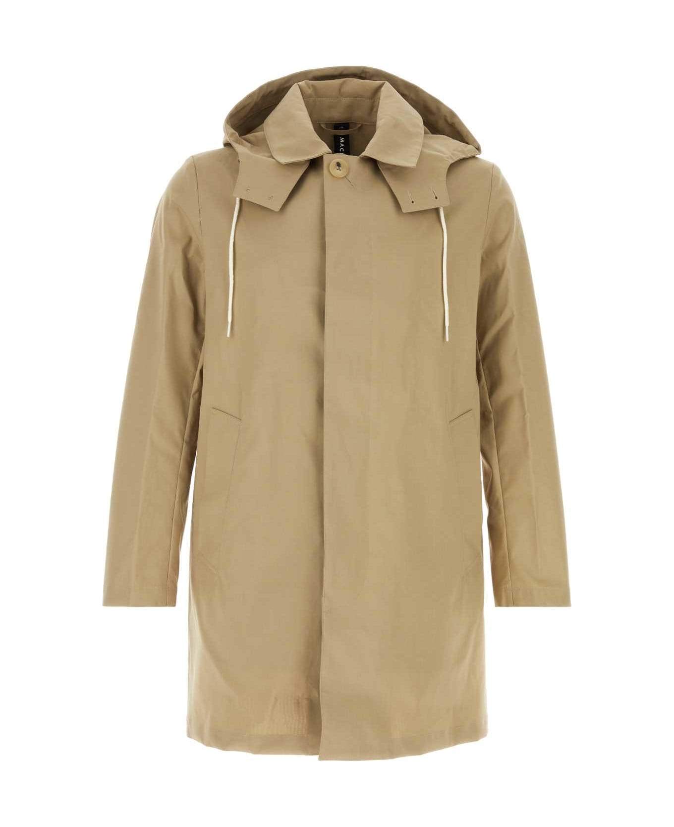 Mackintosh Beige Cotton Cambridge Raincoat - FAWN