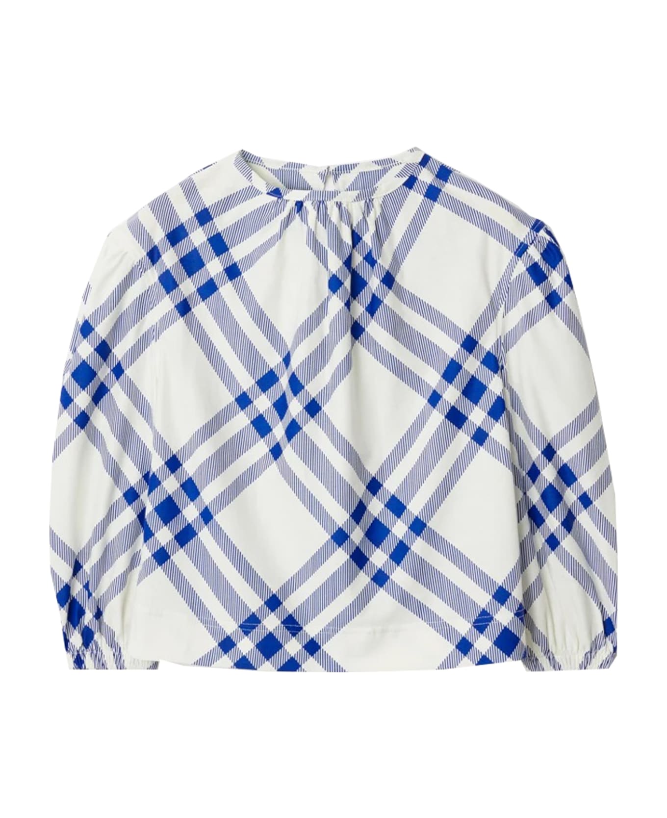 Burberry Sweater With Check Print - Multicolor Tシャツ＆ポロシャツ