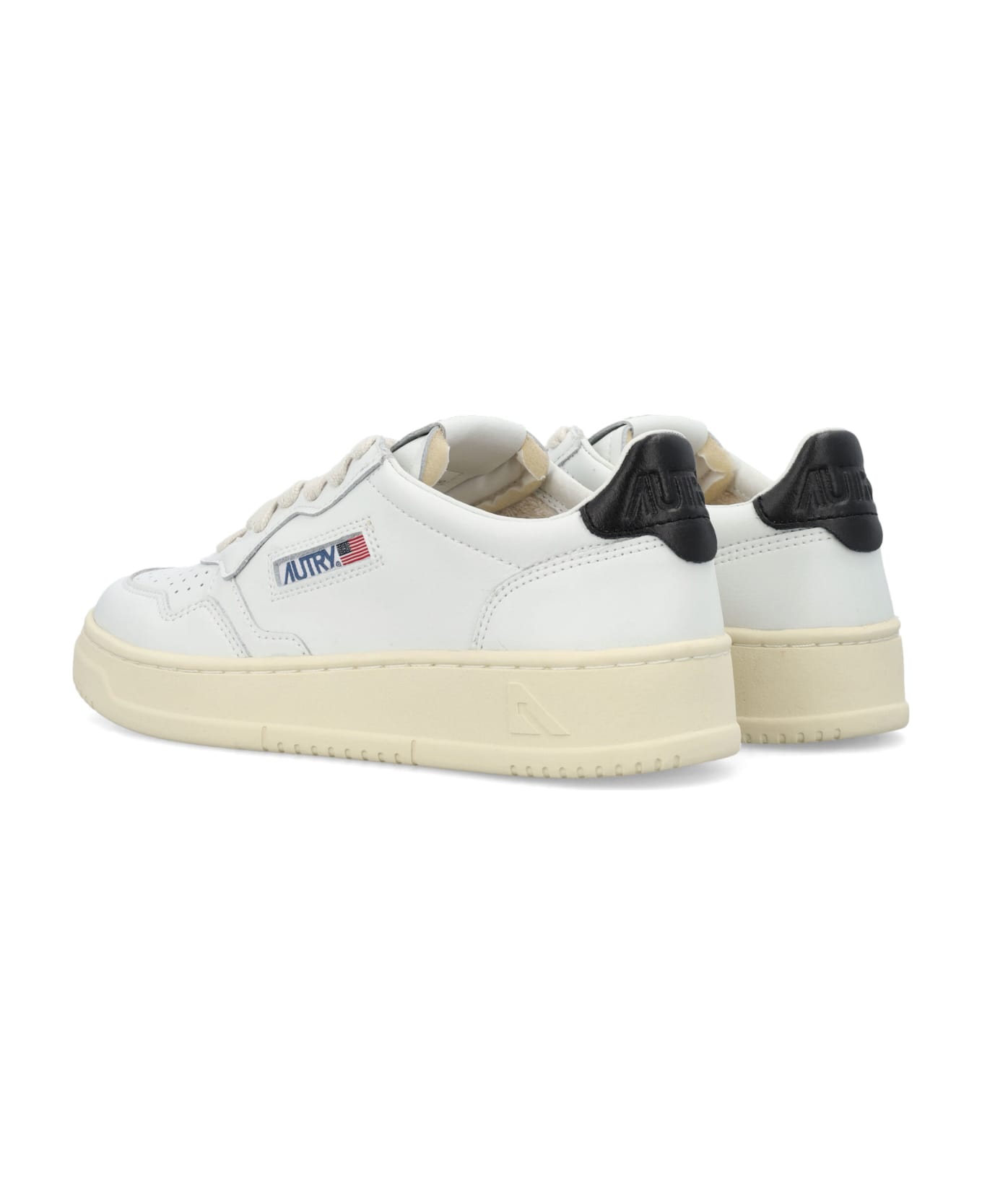 Autry Medalist Low Woman Sneakers - WHITE/BLACK スニーカー