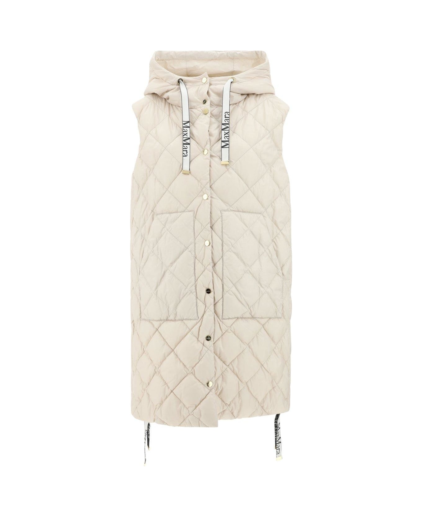 Max Mara The Cube Quilted Down Vest - Sabbia ベスト