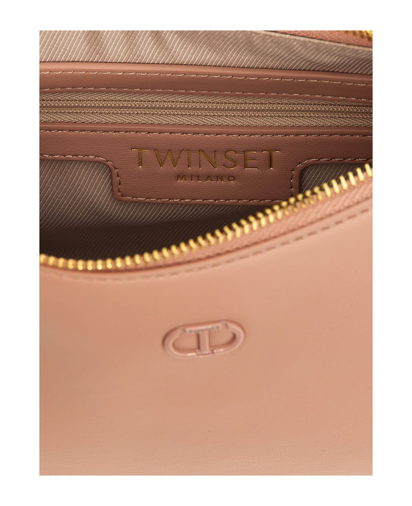 TwinSet 
hobo Oval T
 Shoulder Bag - Pink