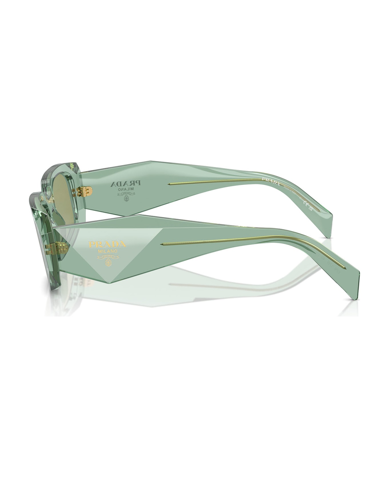 Prada Eyewear Pr 17ws Transparent Sage Sunglasses - Transparent Sage