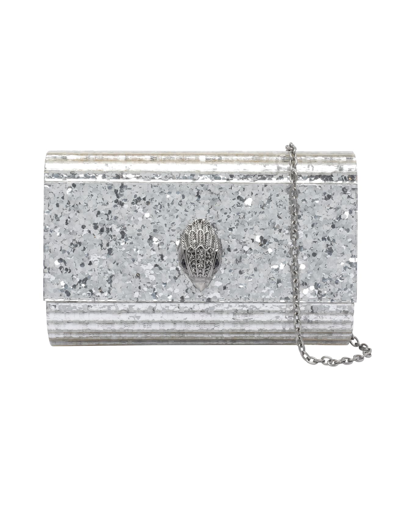 Kurt Geiger Party Eagle Clutch - Silver