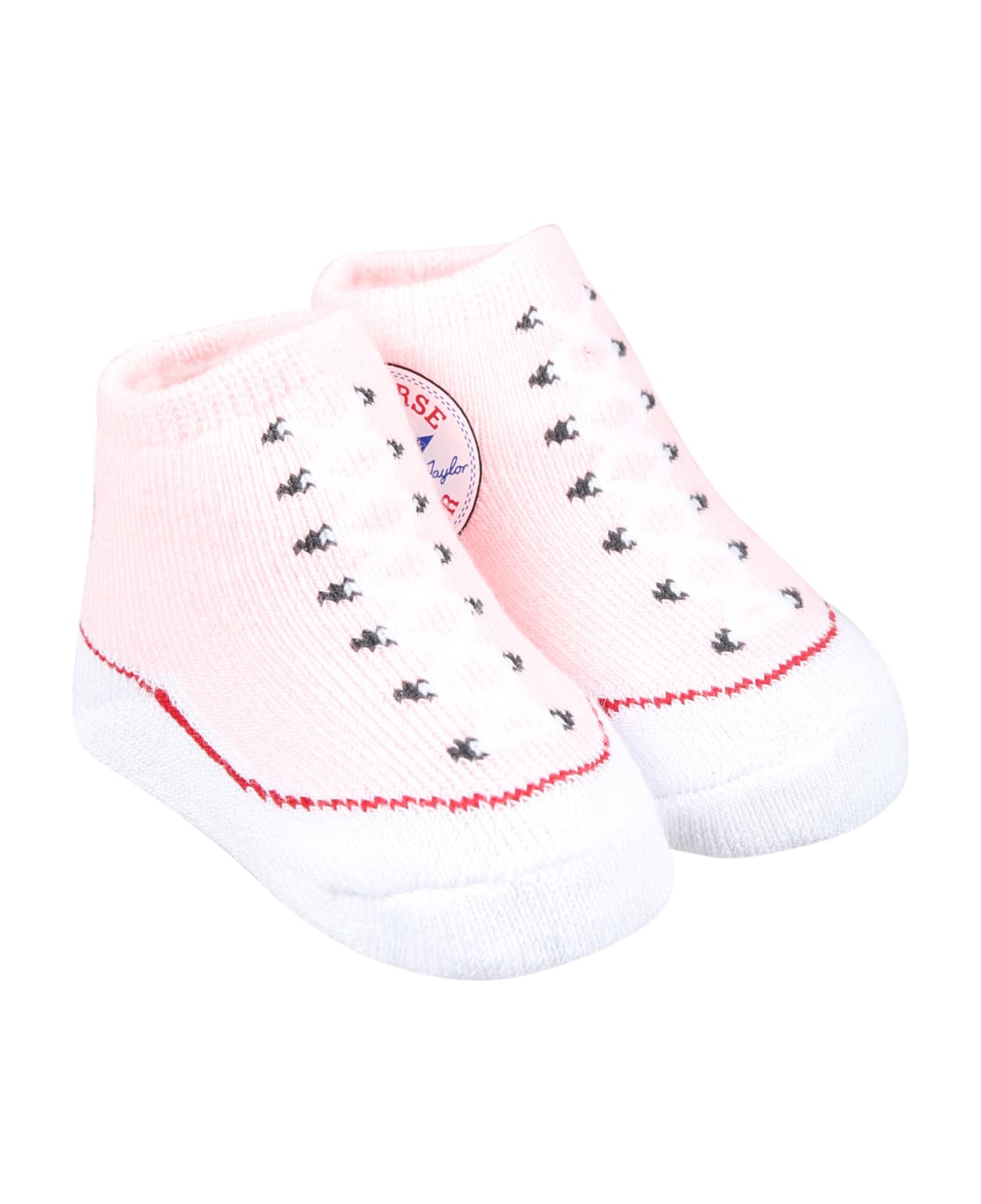Converse Set Of Multicolor Infant Booties For Baby Girl - Multicolor