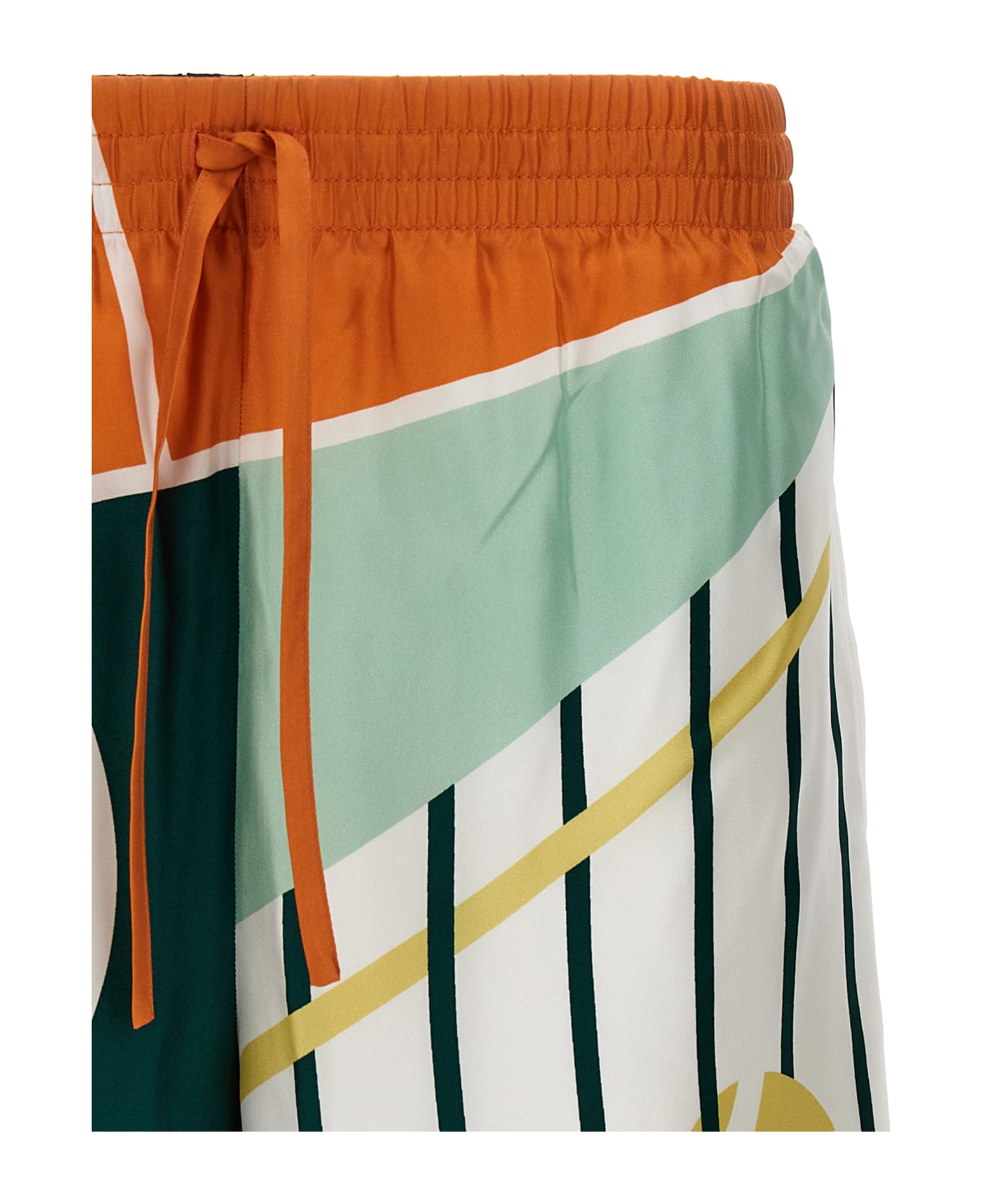 Casablanca 'court Abstrait' Bermuda Shorts - Multicolor