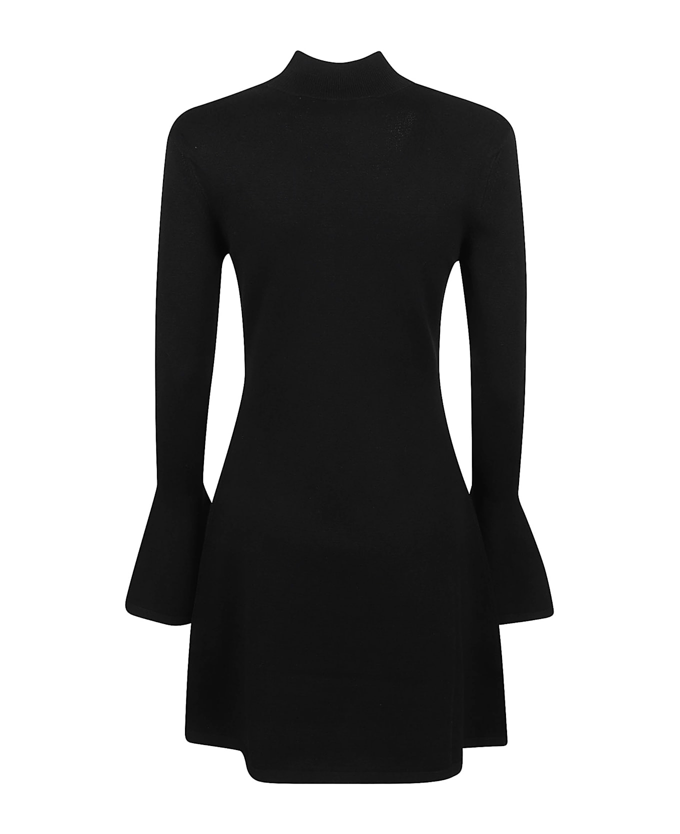 Federica Tosi Flared Cuff Dress - Black