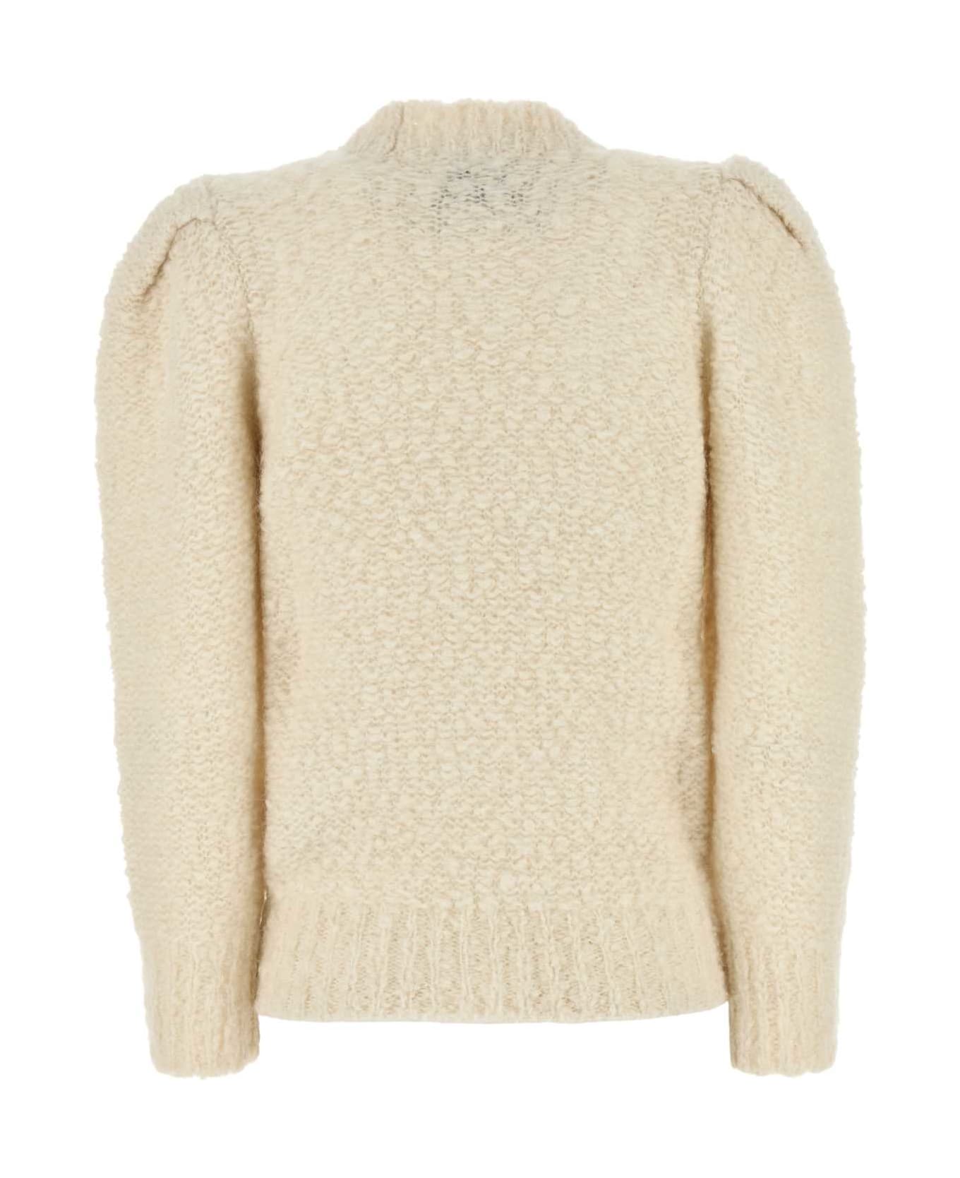 Isabel Marant Ivory Alpaca Blend Emma Sweater - ECRU