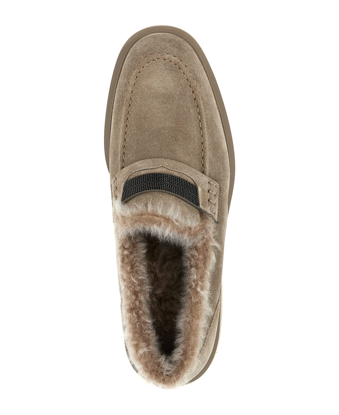 Brunello Cucinelli 'monile' Loafers - Gray