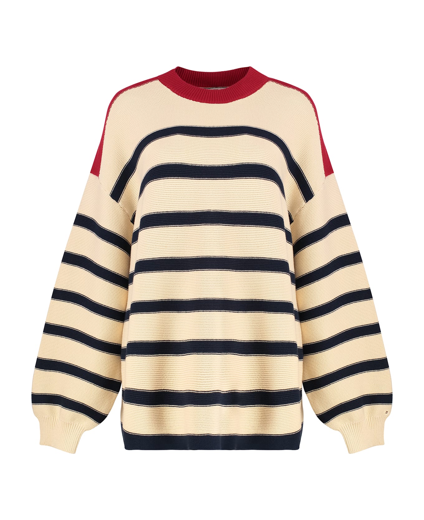 Tommy Hilfiger Sofia Richie Grainge X Tommy Hilfiger - Striped Crew-neck Sweater - Ivory