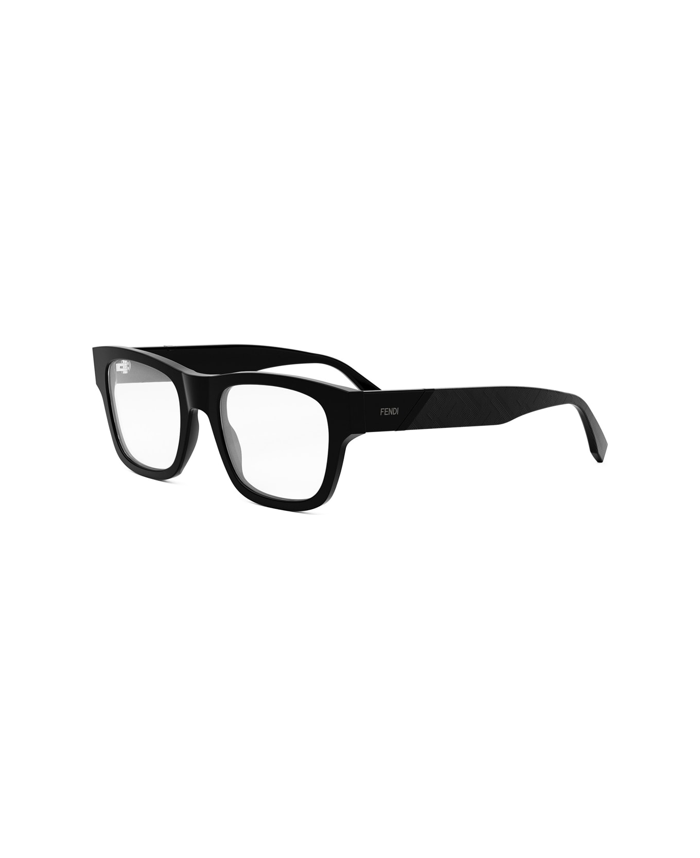 Fendi Eyewear Fendi Fe50089i Fendi Diagonal 001 Nero/grigio Glasses - Nero