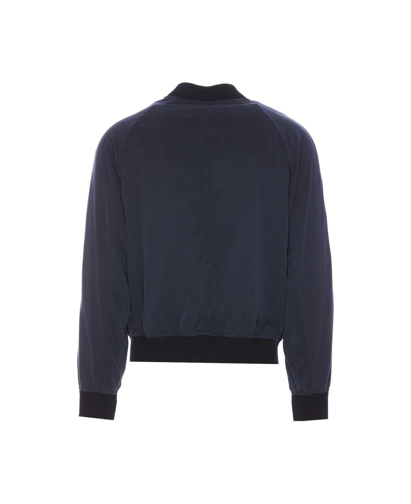 Tom Ford Zipped Bomber Jacket - Blue