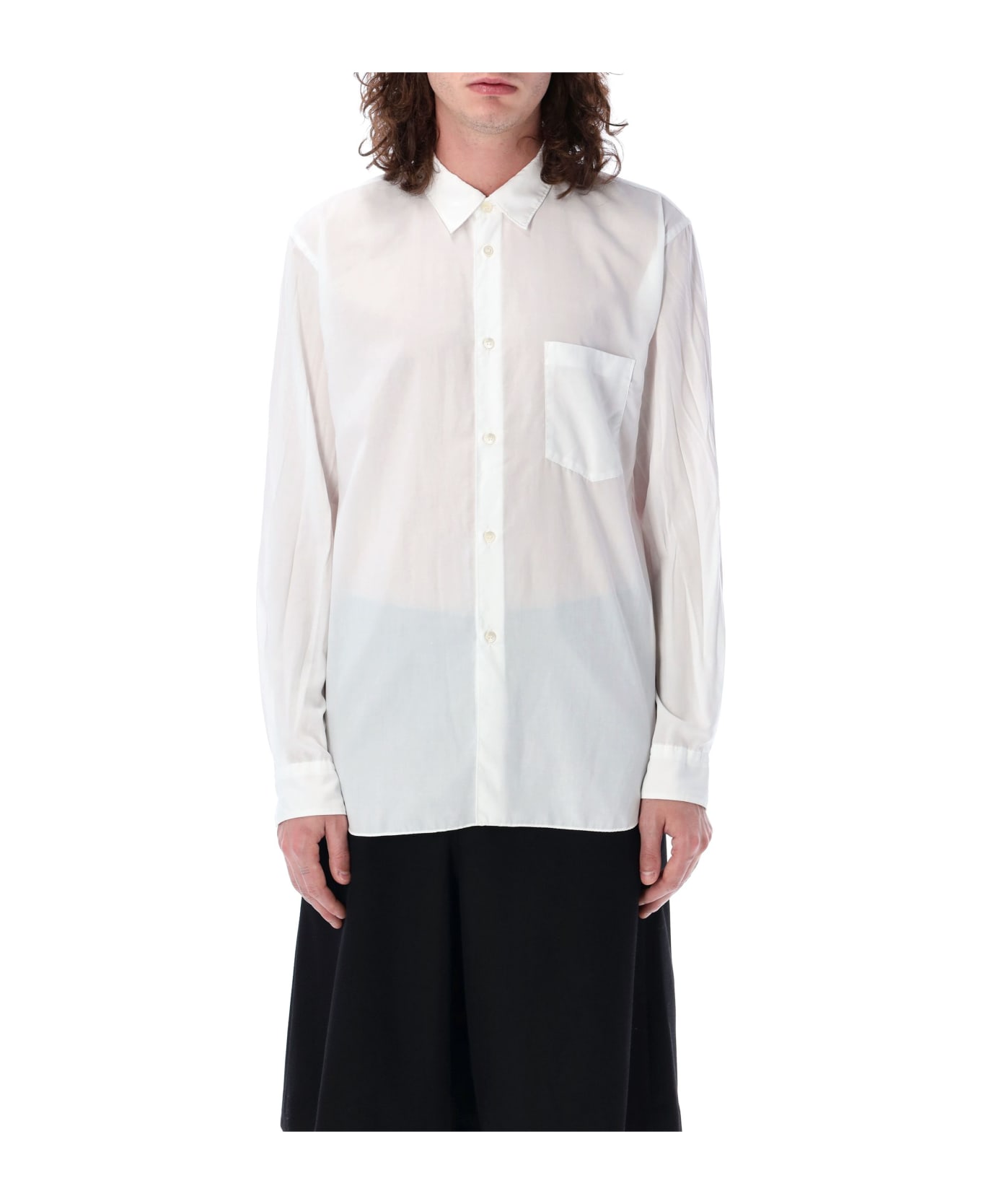 Comme Des Garçons Homme Plus Classic Shirt - WHITE