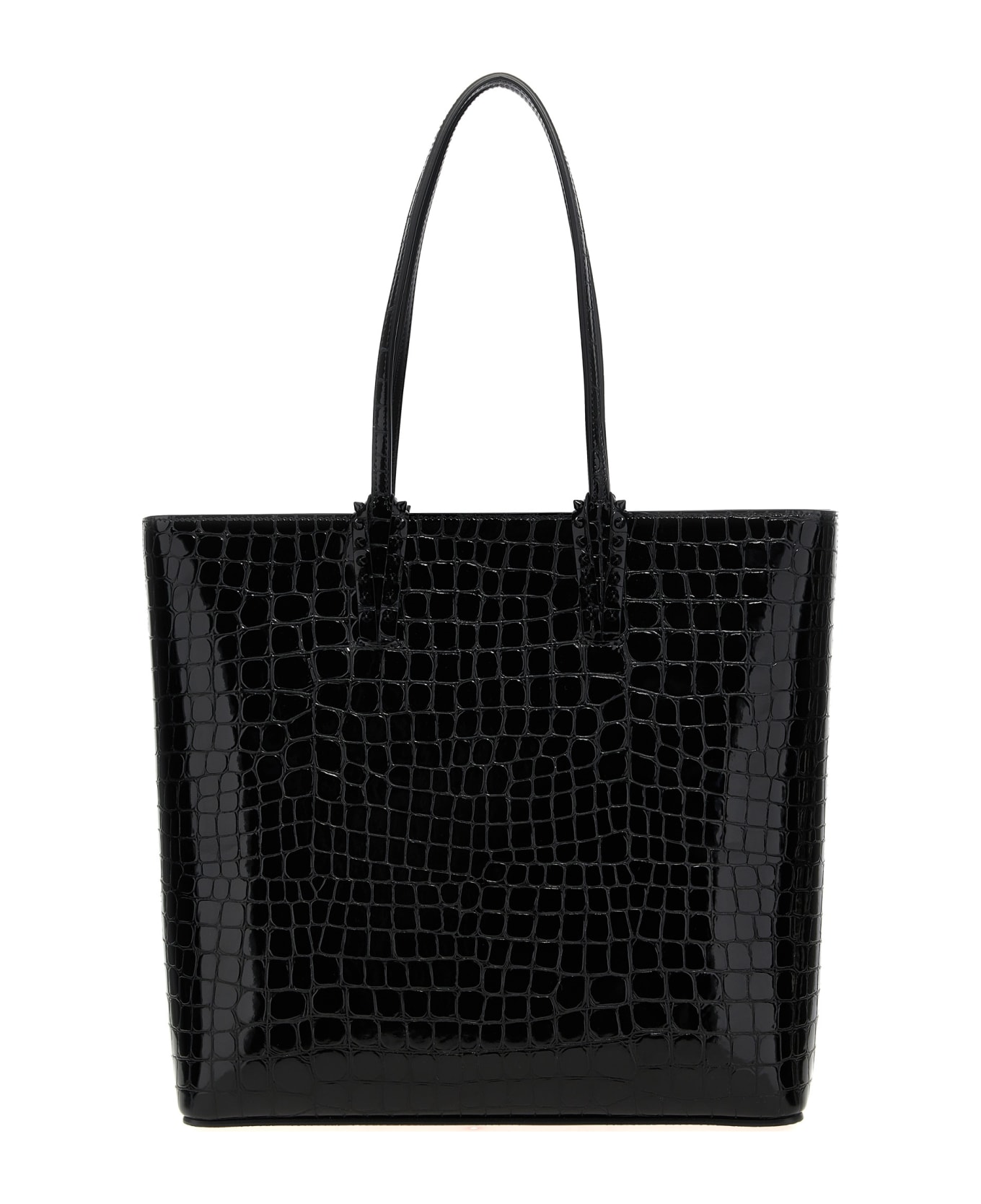 Christian Louboutin 'cabata Zip N/s' Shopping Bag - Black