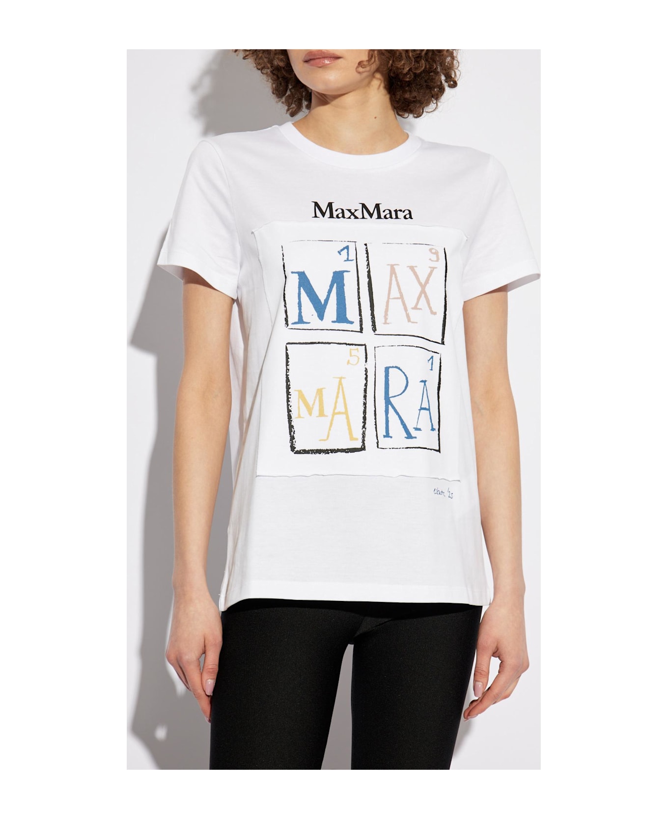 Max Mara T-shirt Colibri - Bianco