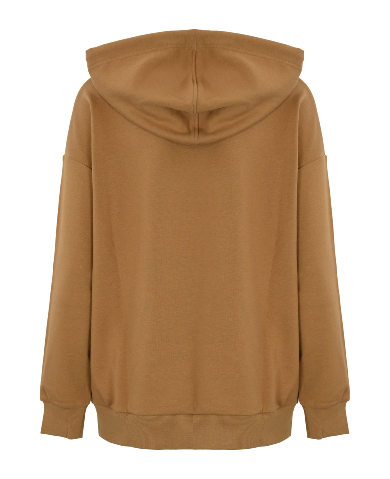 Max Mara Flipper Cotton Sweatshirt - Cuoio