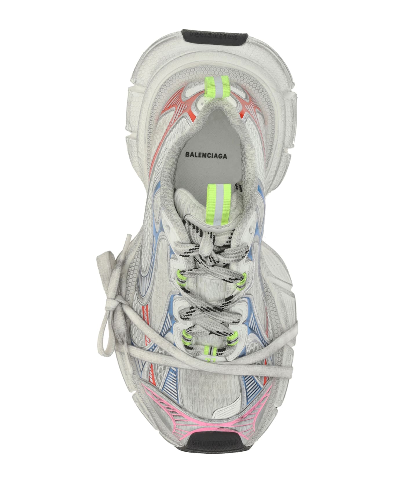 Balenciaga 3xl Sneakers - White/red/blue