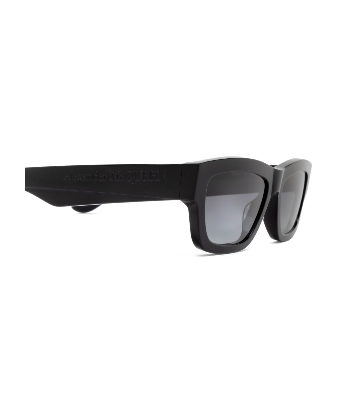 Alexander McQueen Eyewear Am0419s Black Sunglasses - Black