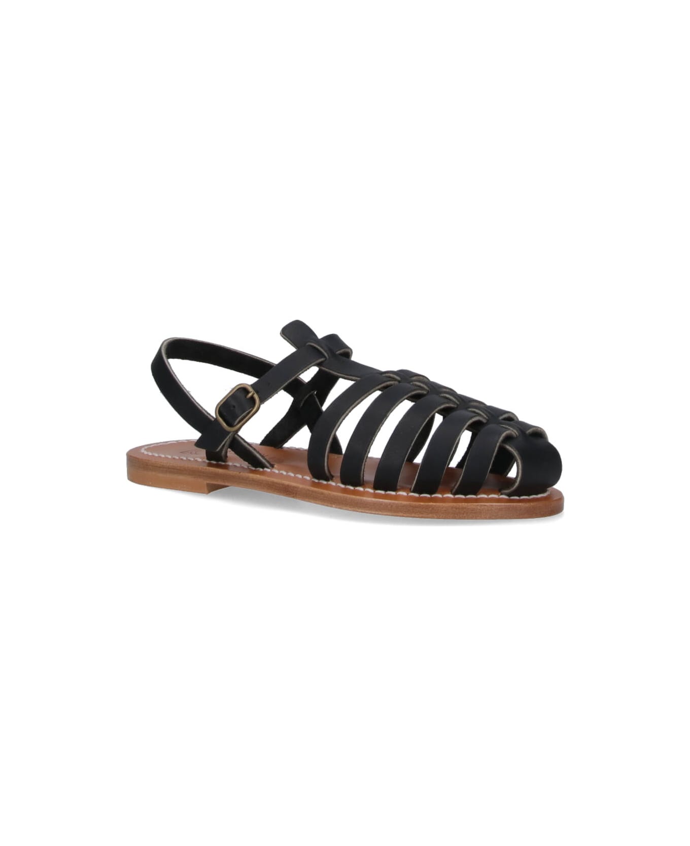 K.Jacques "adrien" Slingback Sandals - Black  