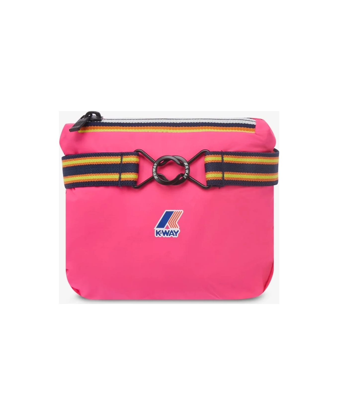 K-Way Giubbino Con Logo - Pink