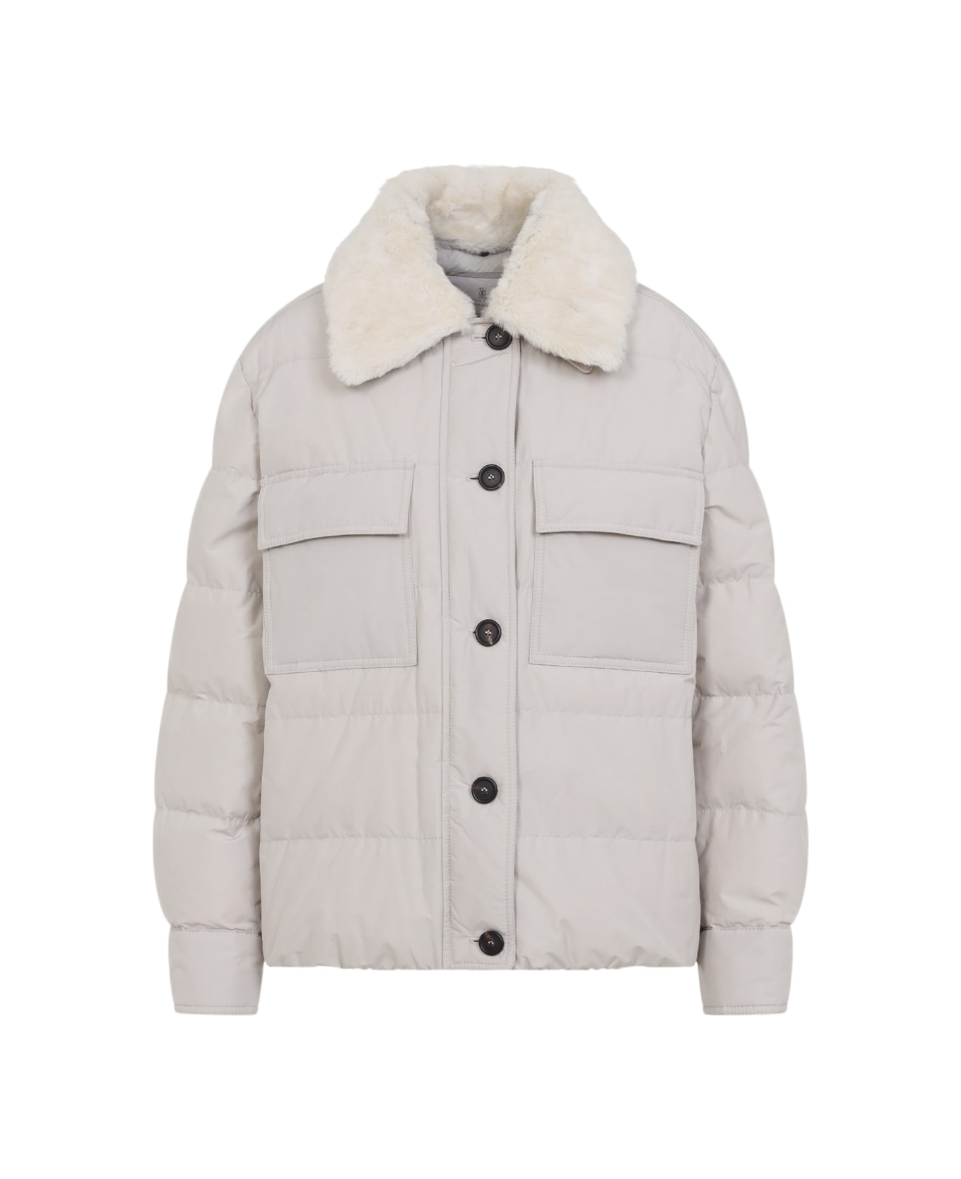 Brunello Cucinelli Puffer Jacket - Grey