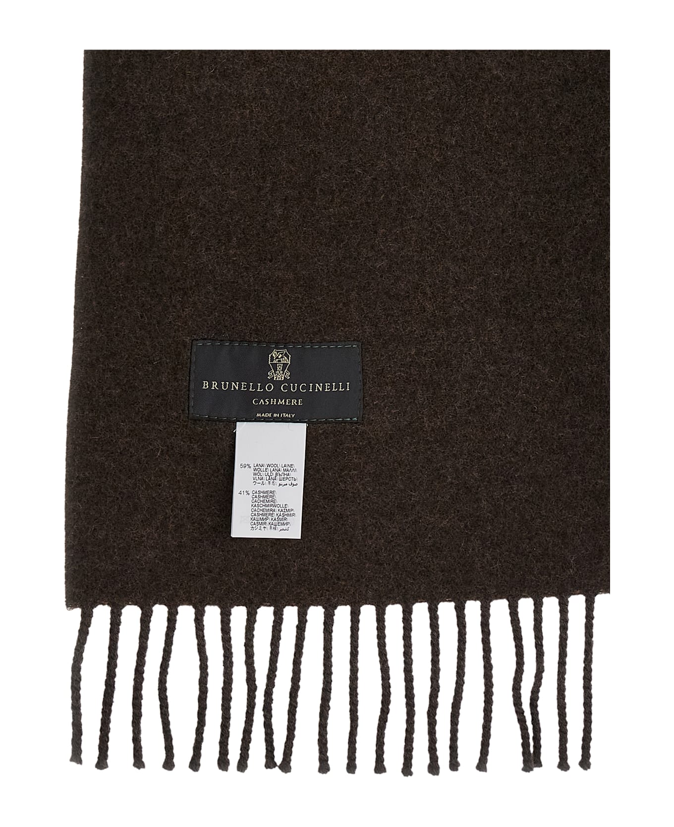 Brunello Cucinelli Hooded Scarf - Brown