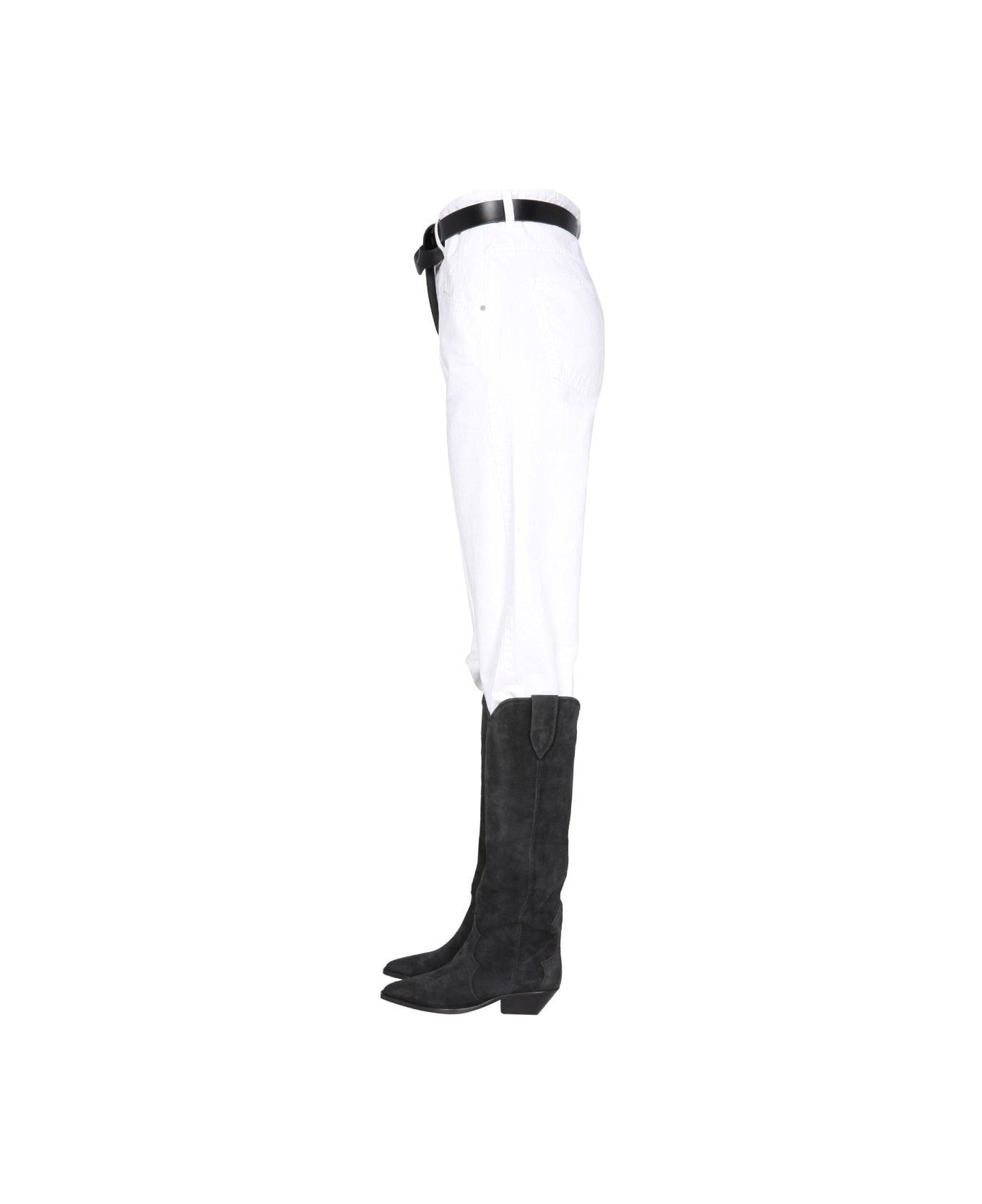 Isabel Marant Nadege Straight-leg Jeans - WHITE