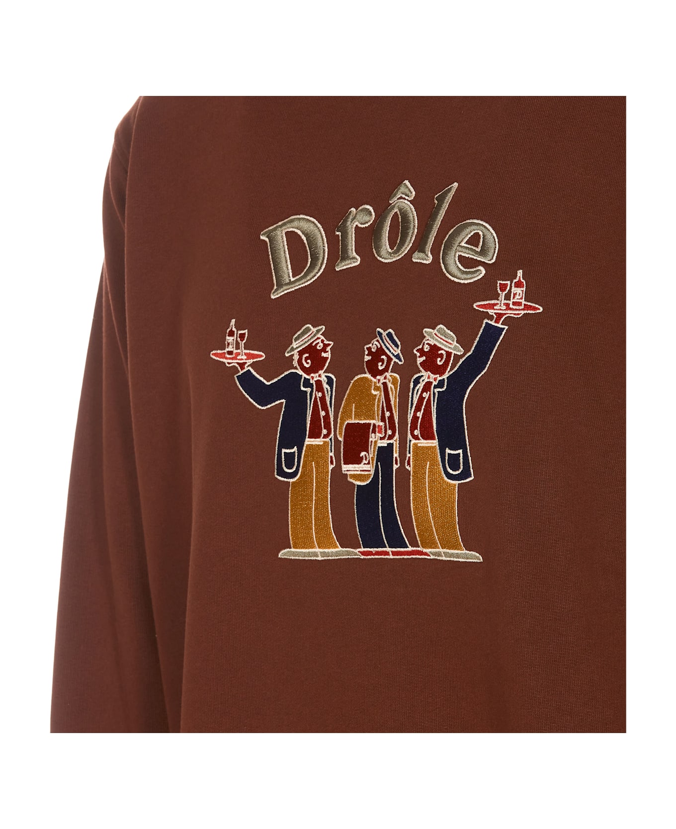 Drôle de Monsieur Le Crillon Sweatshirt - Brown