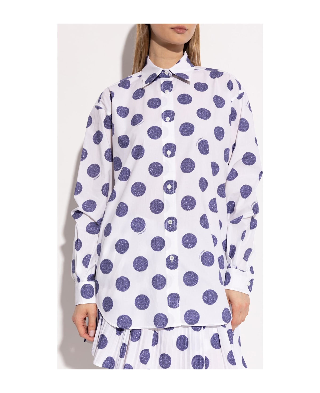 Moschino Polka Dot Patterned Shirt