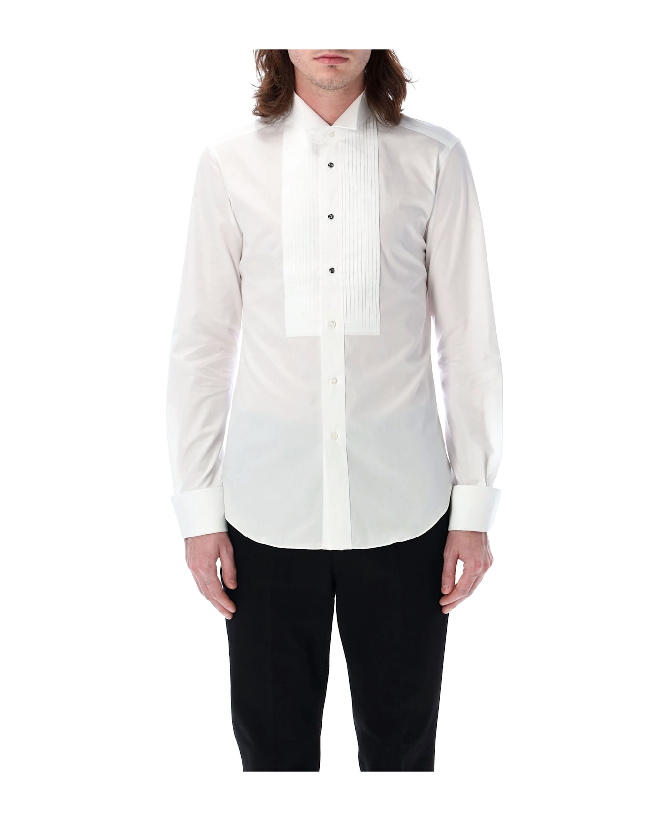 Junya Watanabe Smocking Shirt - White