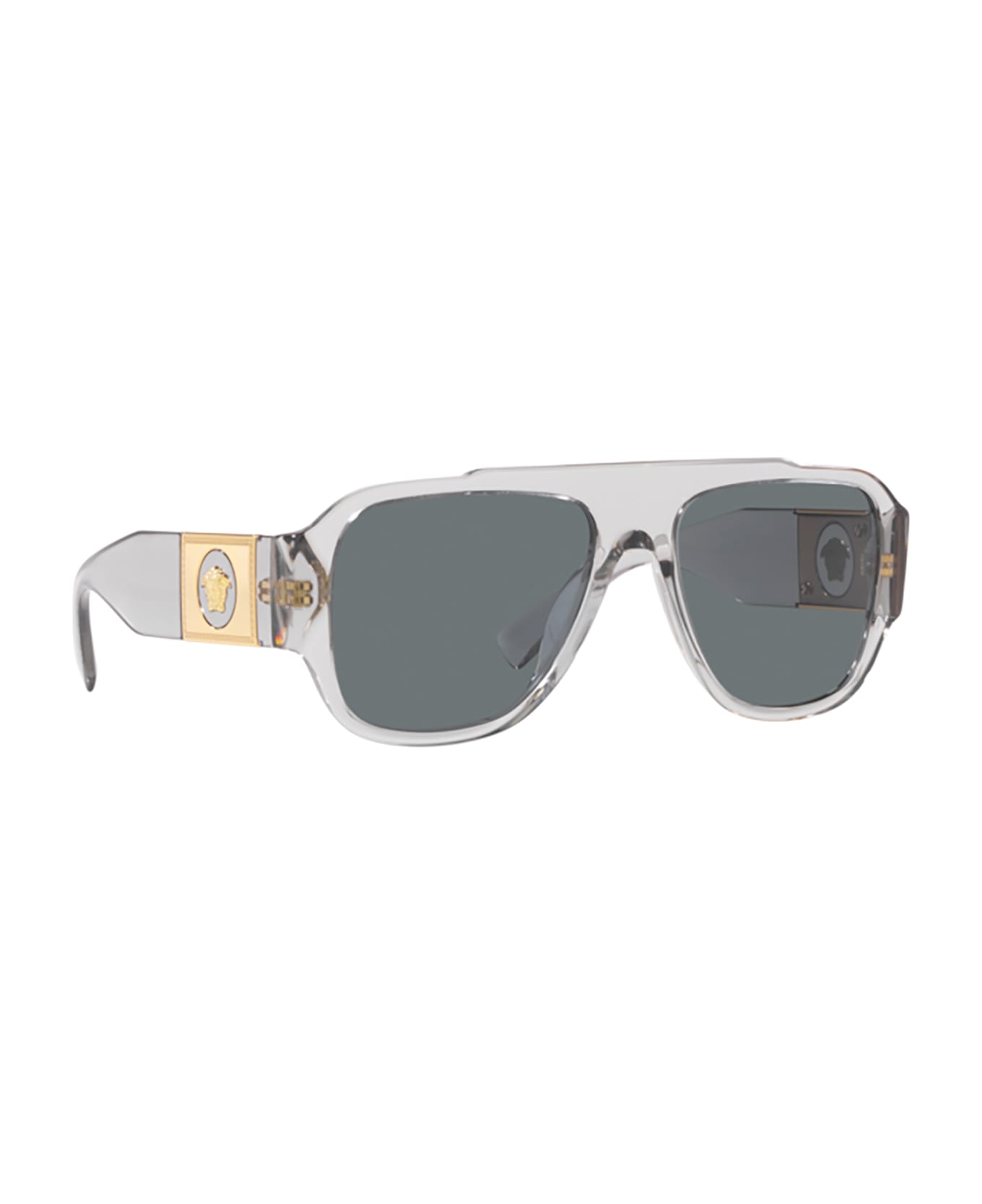 Versace Eyewear Ve4436u Transparent Grey Sunglasses - Transparent Grey