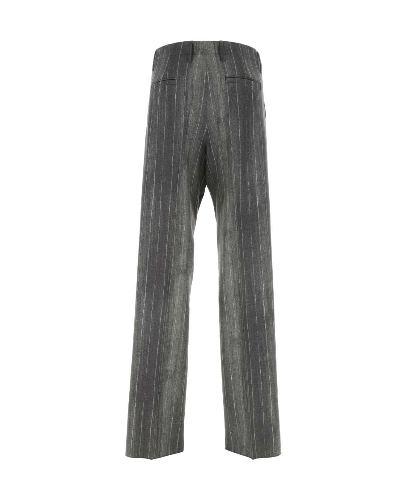 Versace Printed Wool Pant - 5B040 ボトムス
