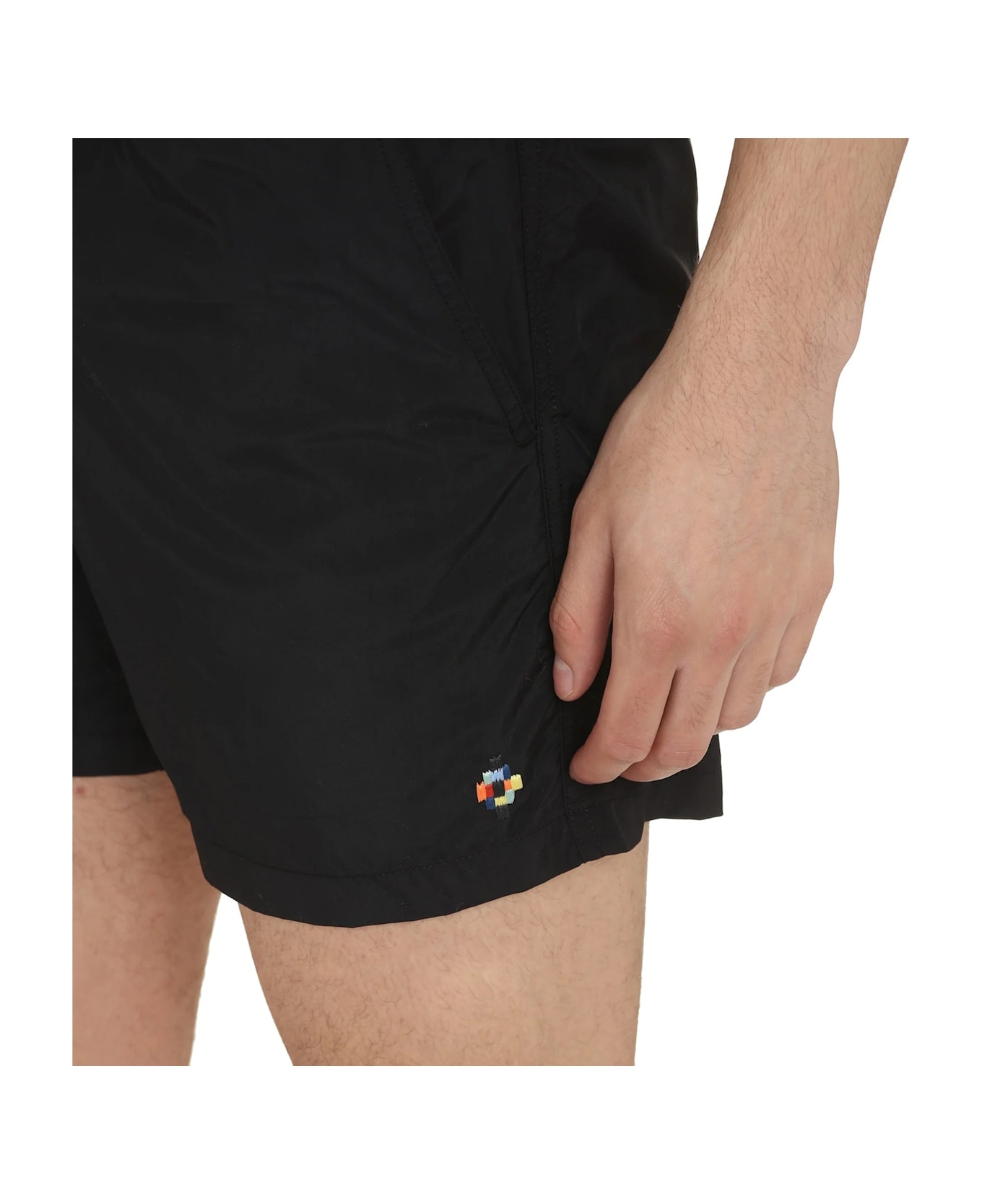 Marcelo Burlon Swim Shorts - Black