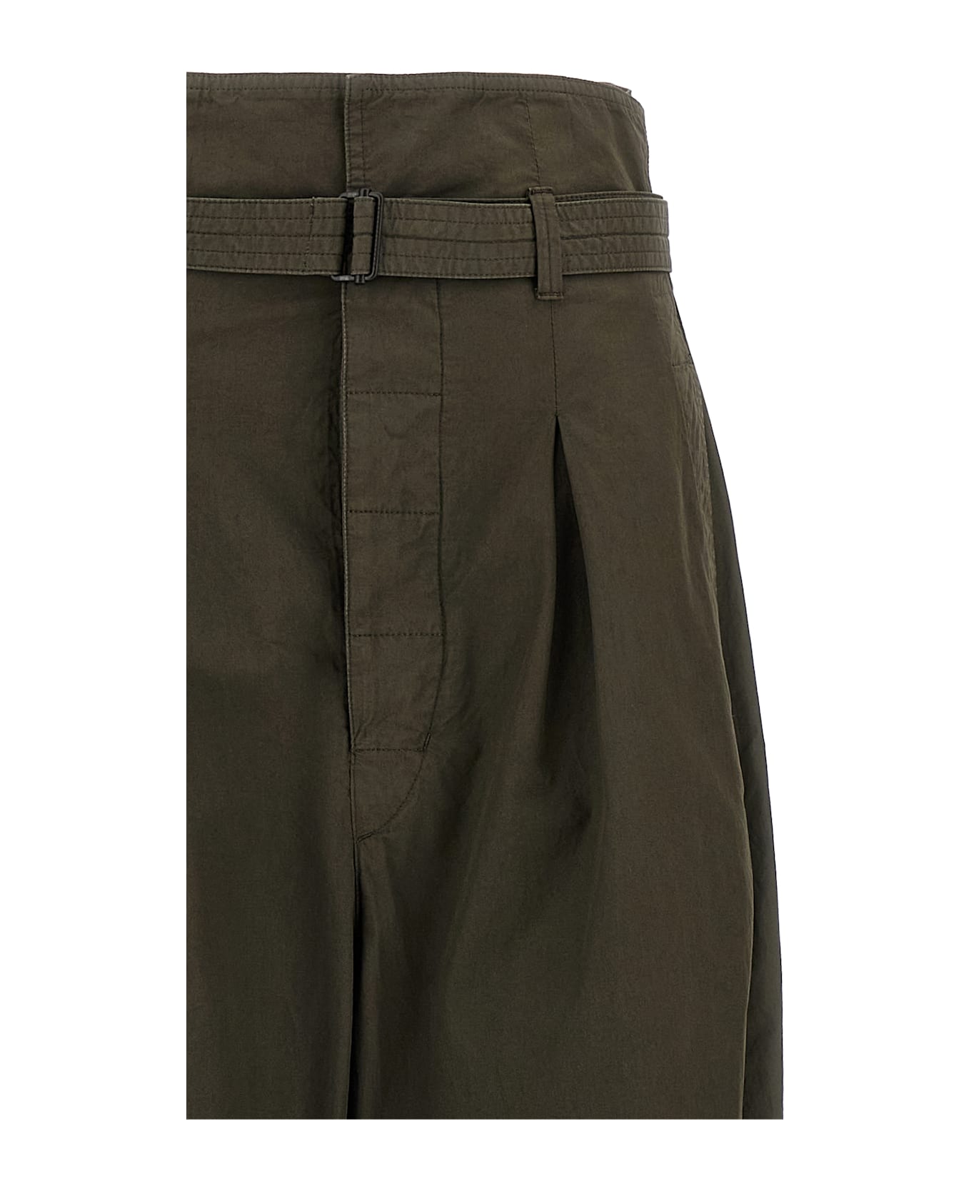 Lemaire 
folded Waistband
 Pants - Dark Brown