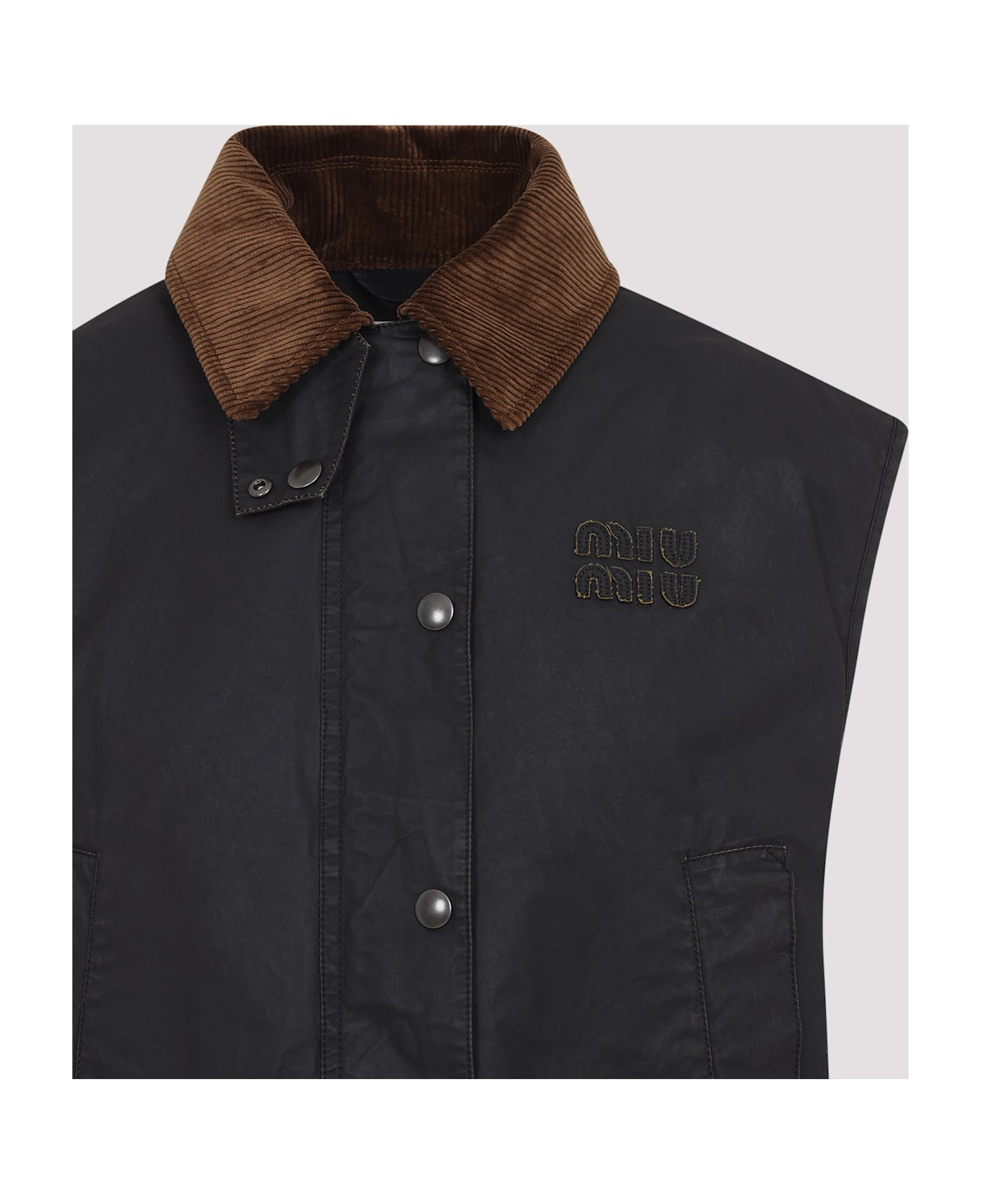 Miu Miu Cotton Jacket - Nero